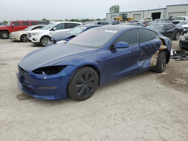 5YJSA1E6XPF521781 - 2023 TESLA MODEL S Mavi foto 1