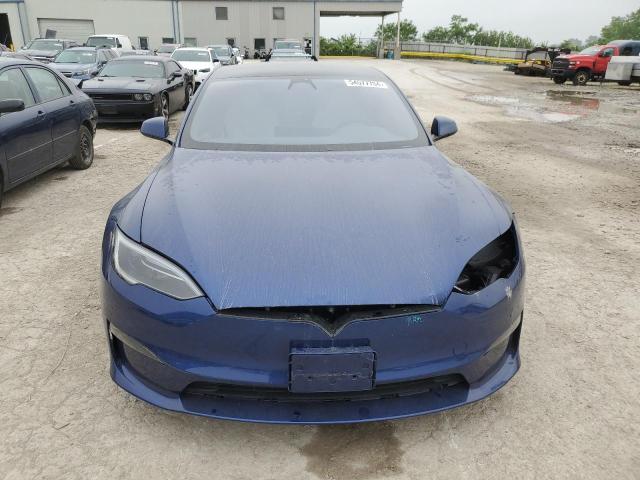 5YJSA1E6XPF521781 - 2023 TESLA MODEL S Mavi foto 5