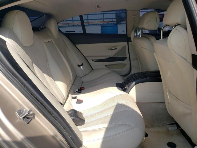 WBA6B2C51FGB99745 - 2015 BMW 650 I GRAN COUPE GOLD photo 10