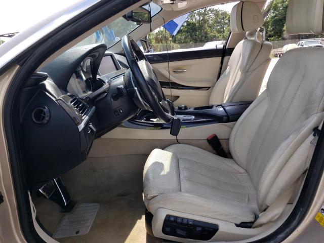 WBA6B2C51FGB99745 - 2015 BMW 650 I GRAN COUPE GOLD photo 7
