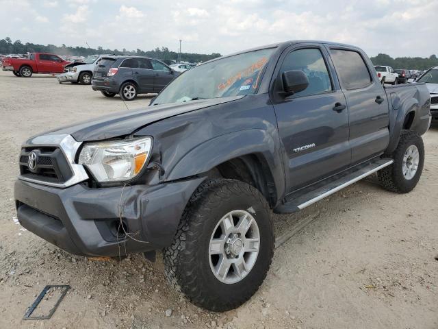 5TFJU4GN4DX031752 - 2013 TOYOTA TACOMA DOUBLE CAB PRERUNNER GRAY photo 1
