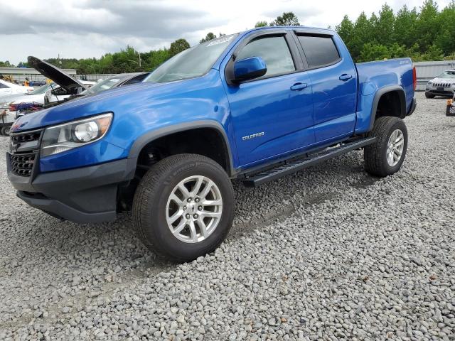1GCGTEEN1K1150283 - 2019 CHEVROLET COLORADO ZR2 BLUE photo 1