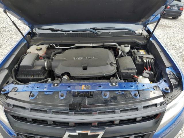 1GCGTEEN1K1150283 - 2019 CHEVROLET COLORADO ZR2 BLUE photo 12