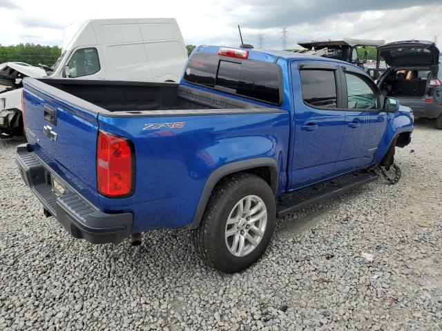 1GCGTEEN1K1150283 - 2019 CHEVROLET COLORADO ZR2 BLUE photo 3