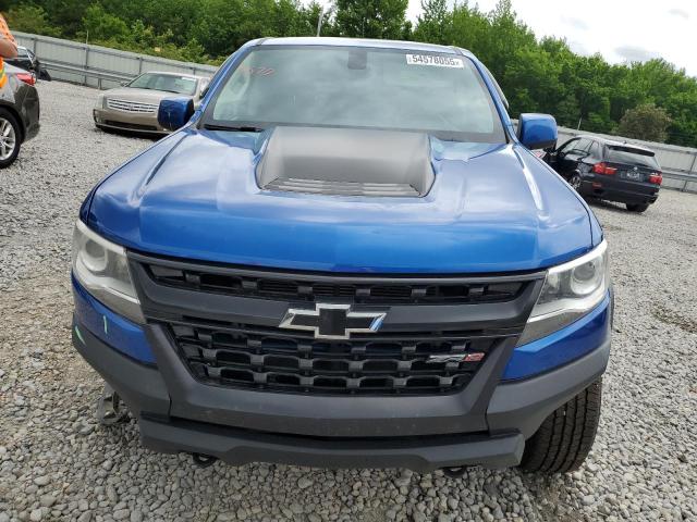 1GCGTEEN1K1150283 - 2019 CHEVROLET COLORADO ZR2 BLUE photo 5