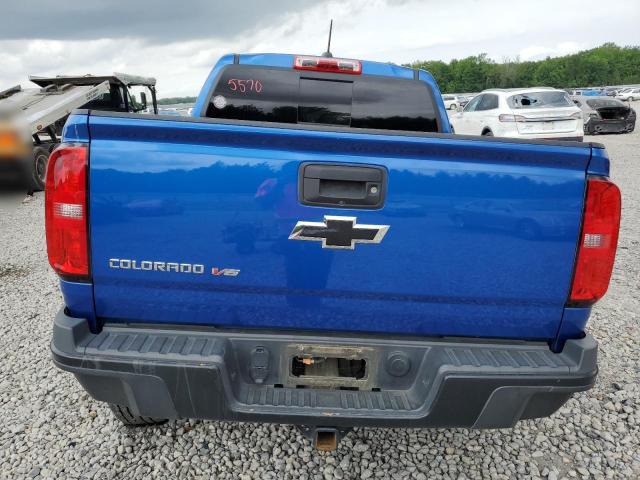 1GCGTEEN1K1150283 - 2019 CHEVROLET COLORADO ZR2 BLUE photo 6
