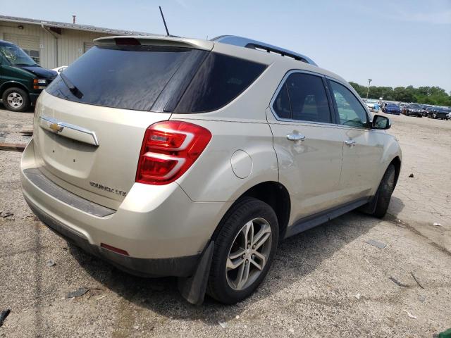 1GNALDEK4GZ101911 - 2016 CHEVROLET EQUINOX LTZ BEIGE photo 3