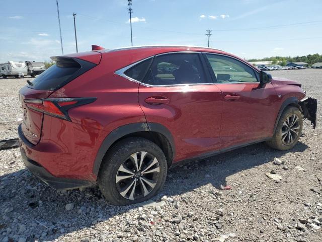 JTJBARBZ9K2181108 - 2019 LEXUS NX 300 BASE წითელი ფოტო 3