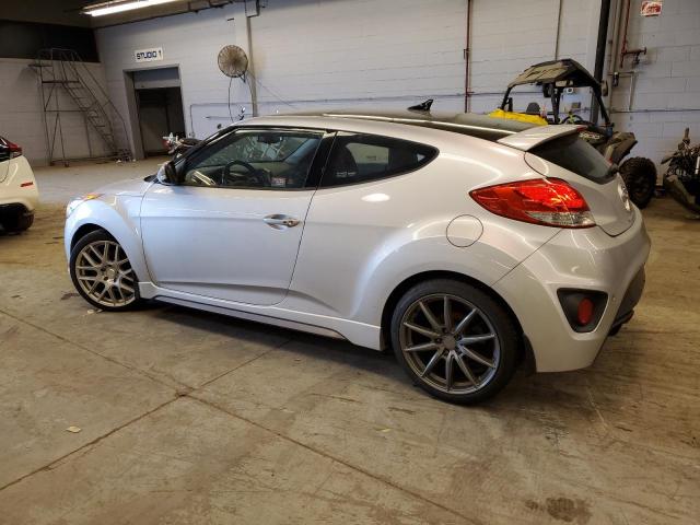 KMHTC6AE7FU217009 - 2015 HYUNDAI VELOSTER TURBO GRAY photo 2