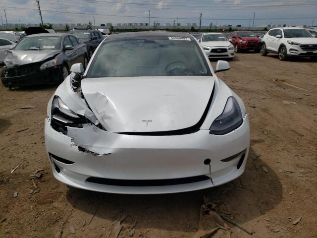 5YJ3E1EA2PF510853 - 2023 TESLA MODEL 3 WHITE photo 5