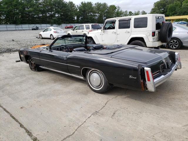 6L67S6Q241978 - 1976 CADILLAC EL DORADO BLACK photo 2