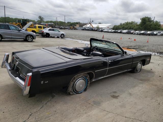 6L67S6Q241978 - 1976 CADILLAC EL DORADO BLACK photo 3