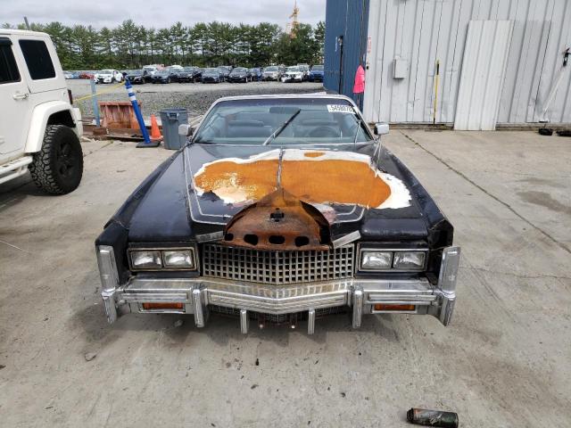 6L67S6Q241978 - 1976 CADILLAC EL DORADO BLACK photo 5