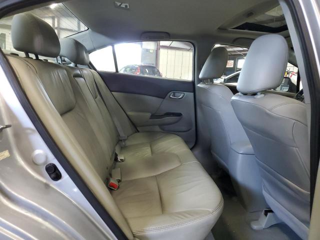 2HGFB2F96CH544199 - 2012 HONDA CIVIC EXL ვერცხლისფერი ფოტო 10