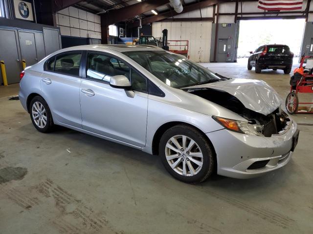 2HGFB2F96CH544199 - 2012 HONDA CIVIC EXL ვერცხლისფერი ფოტო 4