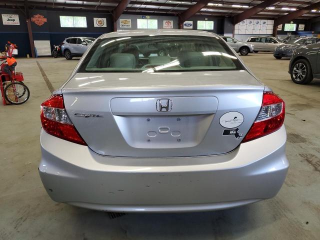 2HGFB2F96CH544199 - 2012 HONDA CIVIC EXL ვერცხლისფერი ფოტო 6
