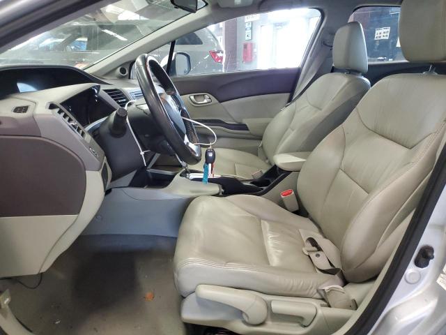 2HGFB2F96CH544199 - 2012 HONDA CIVIC EXL ვერცხლისფერი ფოტო 7