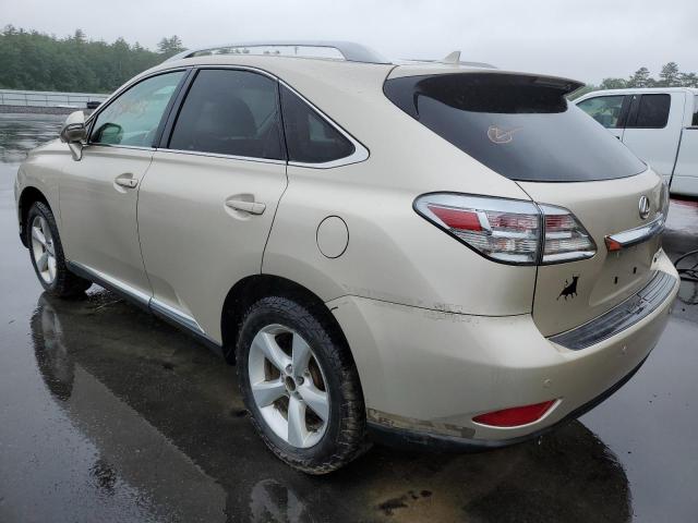 2T2BK1BA0CC131644 - 2012 LEXUS RX 350 GOLD photo 2