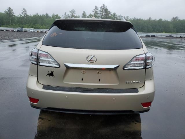 2T2BK1BA0CC131644 - 2012 LEXUS RX 350 GOLD photo 6