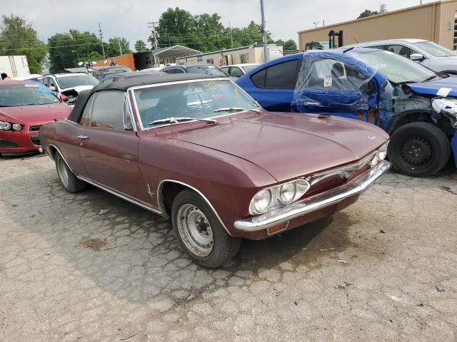 10567W301453 - 1965 CHEVROLET CORVAIR BURGUNDY photo 4