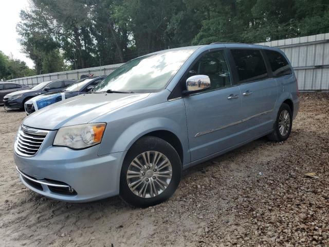 2C4RC1CG6DR608159 - 2013 CHRYSLER TOWN & COU TOURING L BLUE photo 1