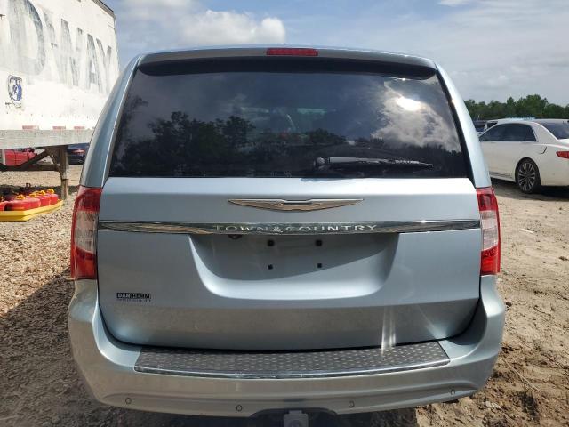 2C4RC1CG6DR608159 - 2013 CHRYSLER TOWN & COU TOURING L BLUE photo 6