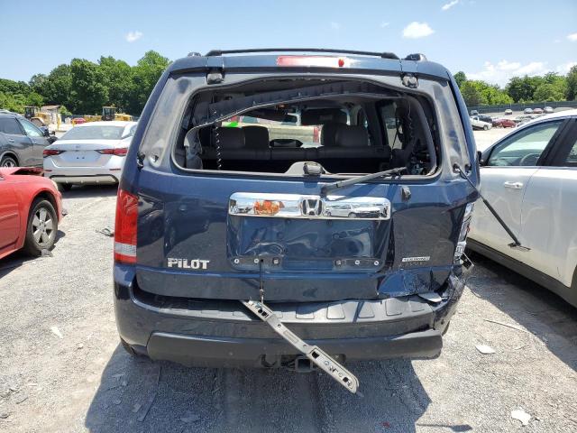 5FNYF48879B011580 - 2009 HONDA PILOT TOURING BLUE photo 6