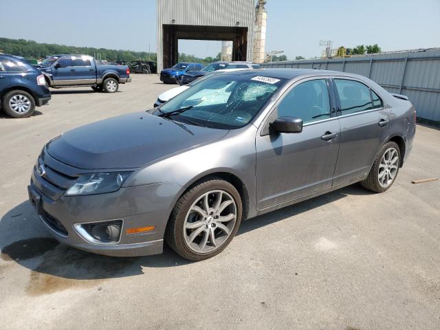 3FAHP0HA2CR116080 - 2012 FORD FUSION SE GRAY photo 1