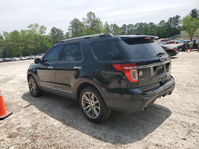 1FMHK8F89CGA07285 - 2012 FORD EXPLORER LIMITED BLACK photo 2