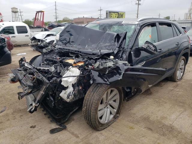 1V2KE2CA6NC227384 - 2022 VOLKSWAGEN ATLAS CROS SE Черный фото 1