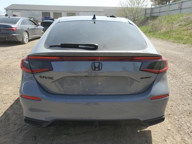 19XFL4H89SE009129 - 2025 HONDA CIVIC SPORT ნაცრისფერი ფოტო 6