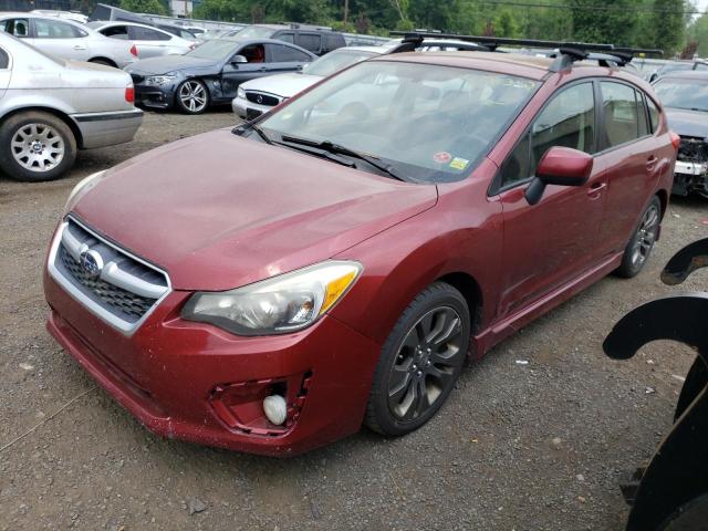 JF1GPAL69CH212651 - 2012 SUBARU IMPREZA SPORT PREMIUM BURGUNDY photo 1