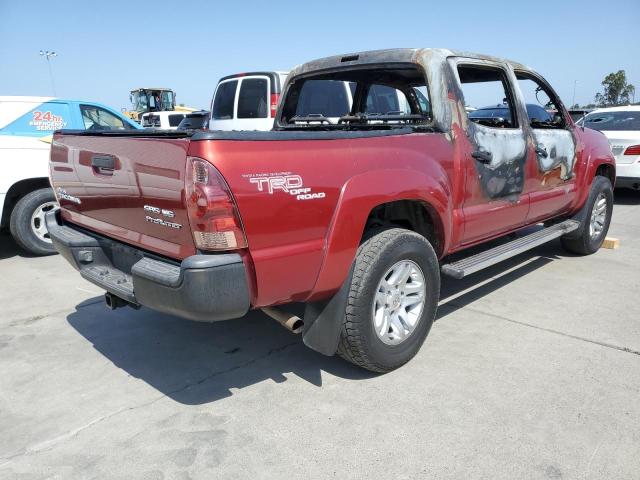 5TEJU62N06Z308377 - 2006 TOYOTA TACOMA DOUBLE CAB PRERUNNER RED photo 3
