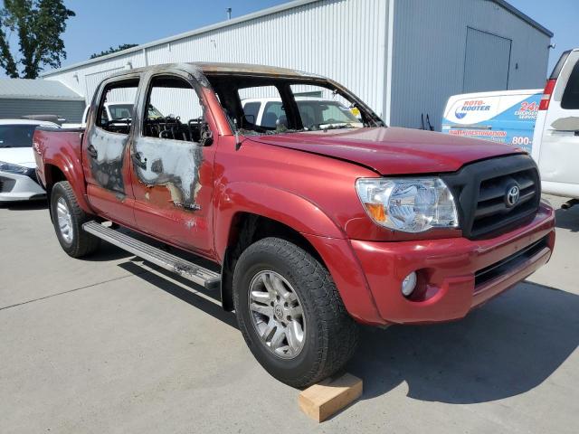 5TEJU62N06Z308377 - 2006 TOYOTA TACOMA DOUBLE CAB PRERUNNER RED photo 4