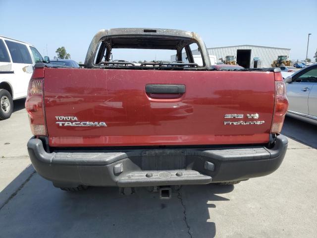 5TEJU62N06Z308377 - 2006 TOYOTA TACOMA DOUBLE CAB PRERUNNER RED photo 6