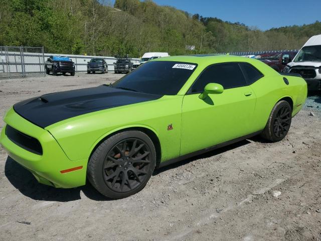 2C3CDZFJ2KH701535 - 2019 DODGE CHALLENGER R/T SCAT PACK GREEN photo 1