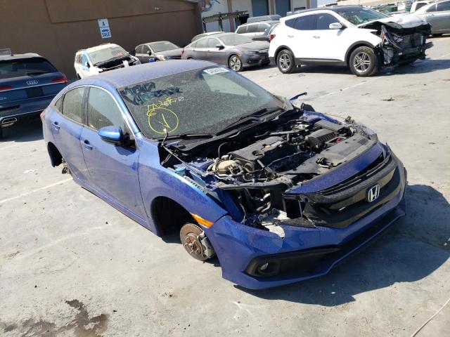 2HGFC2F83LH564818 - 2020 HONDA CIVIC SPORT 蓝色 照片 9