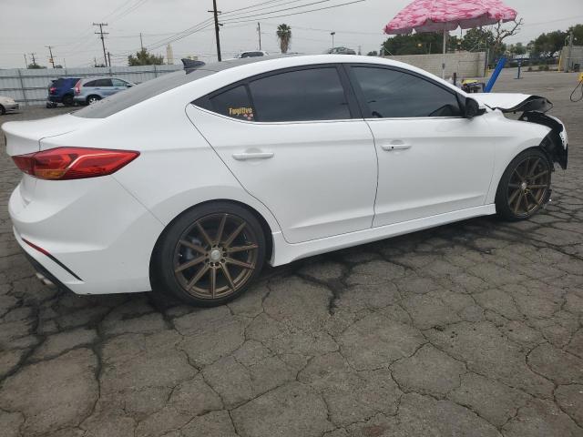 KMHD04LB6HU345474 - 2017 HYUNDAI ELANTRA SPORT WHITE photo 3