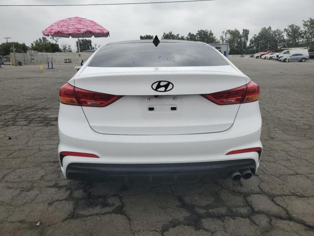 KMHD04LB6HU345474 - 2017 HYUNDAI ELANTRA SPORT WHITE photo 6