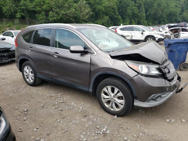 5J6RM4H79EL017951 - 2014 HONDA CR-V EXL GRAY photo 4