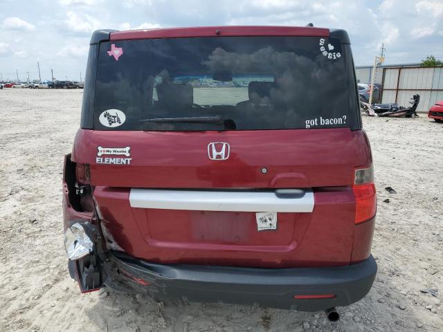 5J6YH18709L004848 - 2009 HONDA ELEMENT EX RED photo 6