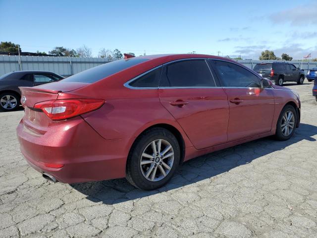 5NPE24AF6FH013888 - 2015 HYUNDAI SONATA SE RED photo 3