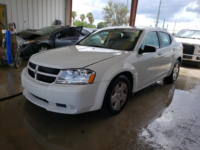 1B3CC4FB4AN107076 - 2010 DODGE AVENGER SXT WHITE photo 1