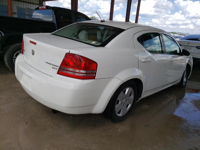 1B3CC4FB4AN107076 - 2010 DODGE AVENGER SXT WHITE photo 3