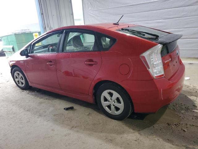 JTDKN3DU1B5301049 - 2011 TOYOTA PRIUS წითელი ფოტო 2