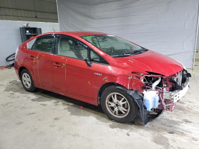 JTDKN3DU1B5301049 - 2011 TOYOTA PRIUS წითელი ფოტო 4