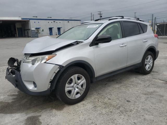 JTMZFREV4FD054370 - 2015 TOYOTA RAV4 LE SILVER photo 1
