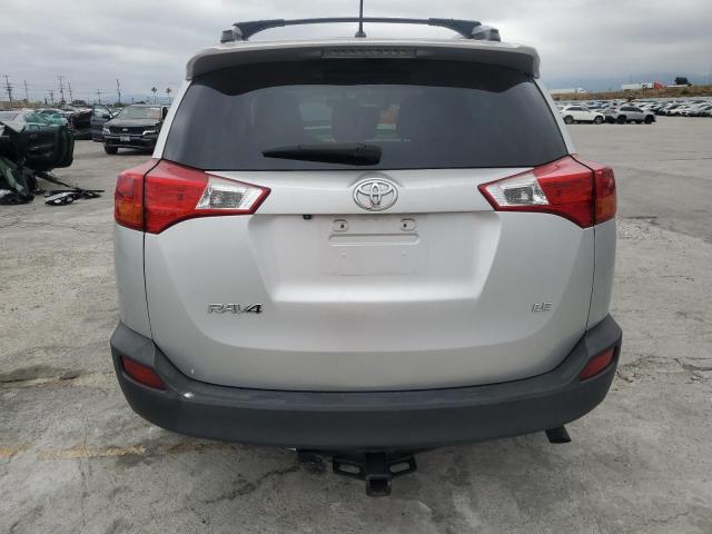 JTMZFREV4FD054370 - 2015 TOYOTA RAV4 LE SILVER photo 6