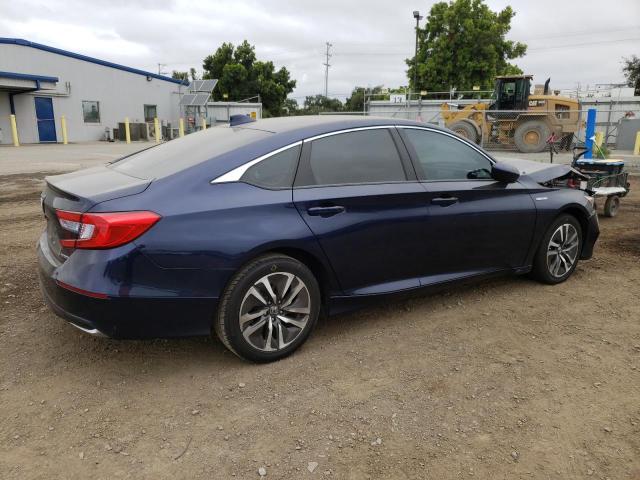 1HGCV3F11JA004202 - 2018 HONDA ACCORD HYBRID BLUE photo 3