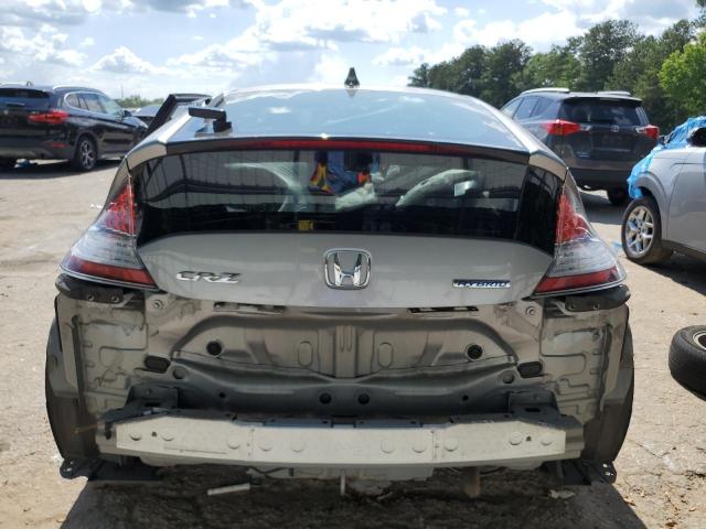 JHMZF1D65CS003154 - 2012 HONDA CR-Z EX SILVER photo 6